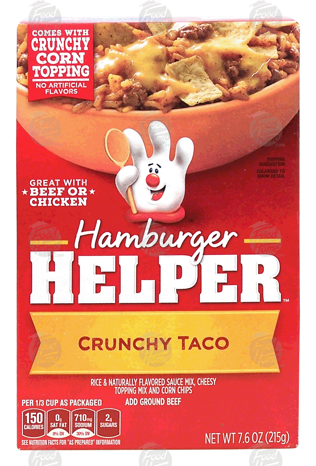 Hamburger Helper  crunchy taco dinner kit, you add beef Full-Size Picture